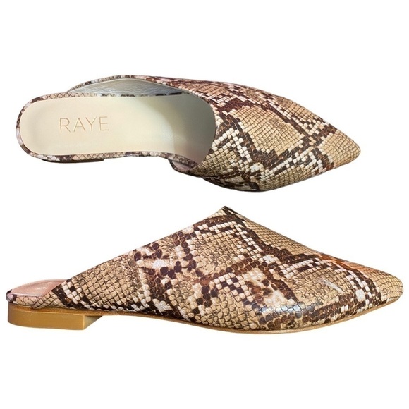 Raye d’Orsay Flat Snake Print Size 8 - Picture 3 of 8
